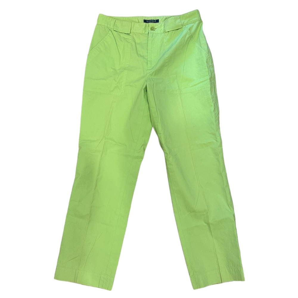 NWOT Lime Green Ralph Lauren Chino Work Pants 4P